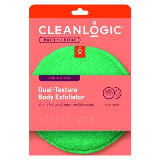 Product Cleanlogic Bath & Body Dual-Texture Body Exfoliator Sensitive Skin base image