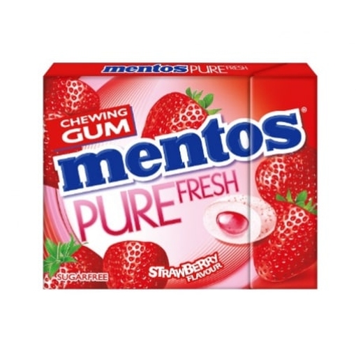 Product Mentos Τσίχλες Pure Fresh Strawberry 30g base image