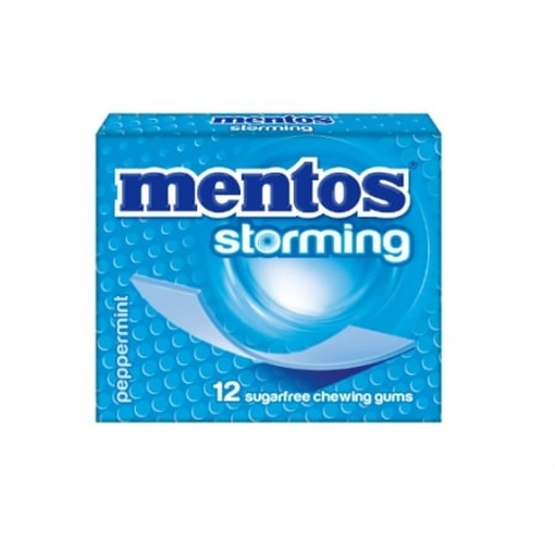 Product Mentos Τσίχλες Storming Μέντα 33g base image