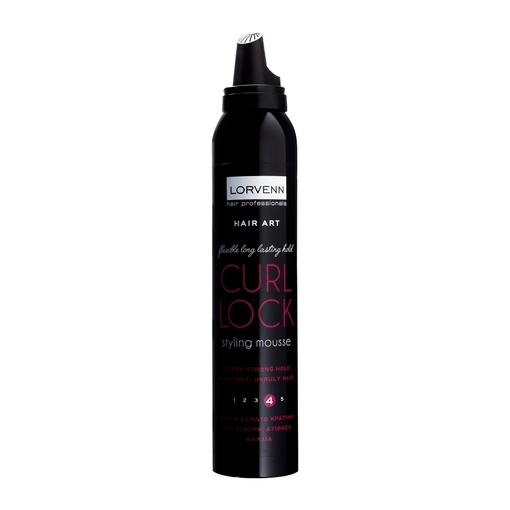 Product Lorvenn Curl Lock Styling Mousse 200ml base image