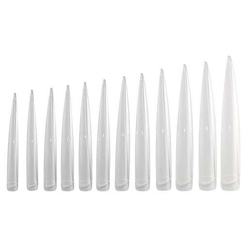 Product Peggy Sage Proffesional Extra Long Tailles Clear 12pcs base image