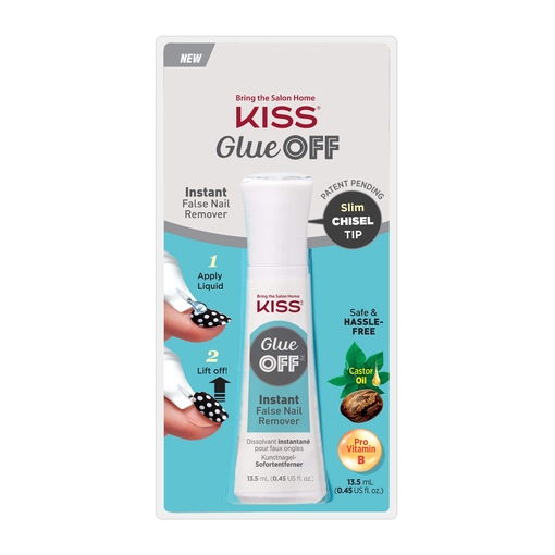 Product Kiss Glue Off False Nail Remover 13.3ml base image