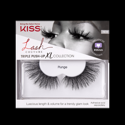Product Kiss Lash Couture Triple Push Up XL Collection Plunge KPXL01 base image