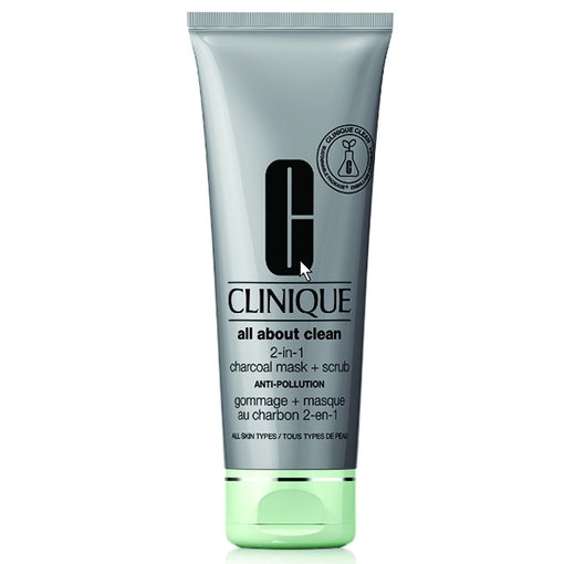 Product Clinique All About Clean™ 2-in-1 Charcoal Mask + Scrub 100ml base image