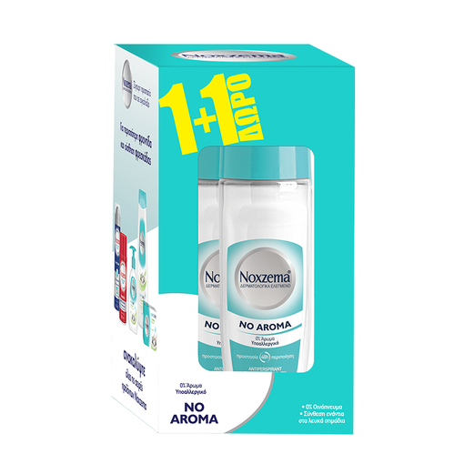 Product Noxzema Roll-on No Aroma 2x50ml 1+1 base image