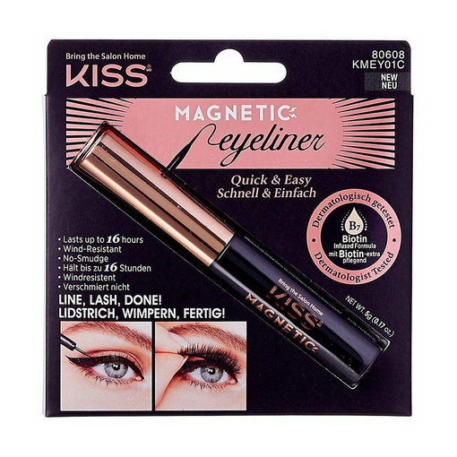 Product Kiss Magnetic Wind Resistant Eyeliner 5g - Black base image