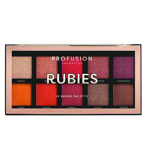 Product Profusion Cosmetics Παλέτα Σκιών Rubies base image
