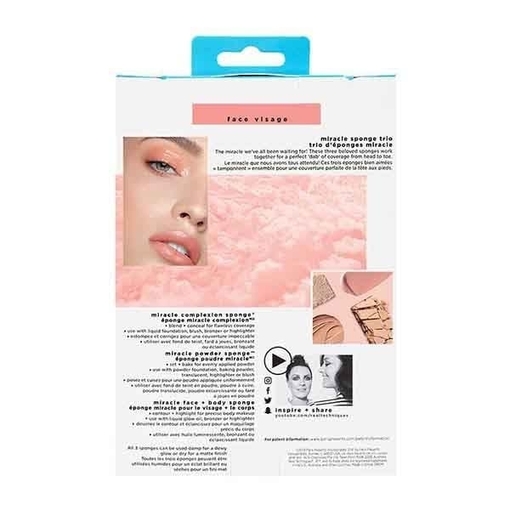 Product Real Techniques Σετ Σφουγγάρια Miracle Sponge Trio base image