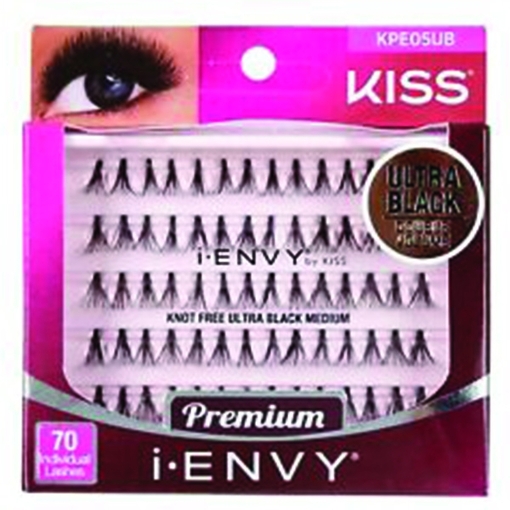 Product Kiss Ultra Black Knot Free Medium 70τμχ base image