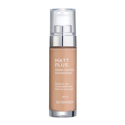 Product Seventeen Matt Plus Liquid Foundation SPF20+ 30ml | 06 Caramel base image