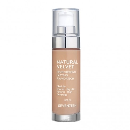 Product Seventeen Natural Velvet Longlasting Matte Foundation SPF20+ 35ml | 80 Tan base image