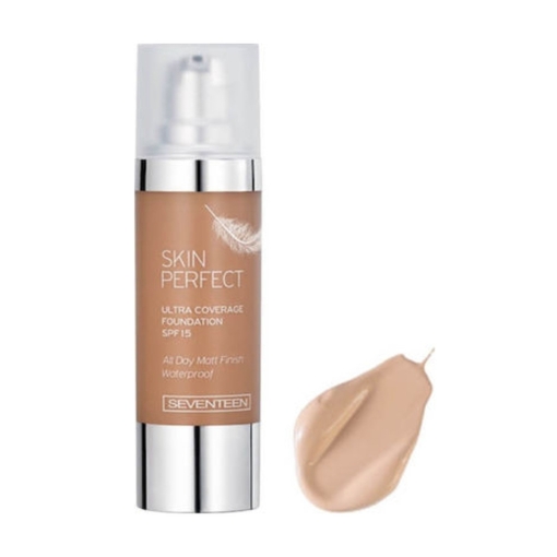 Product Seventeen Skin Perfect Ultra Coverage Waterproof Foundation 30ml - 01 base image