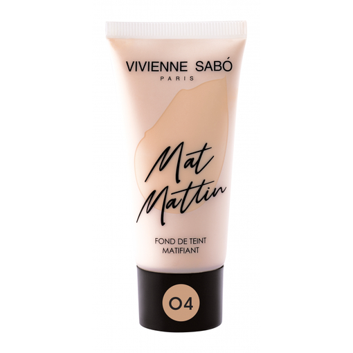 Product Vivienne Sabo Mattifying Foundation Mat Mattin 25ml | Απόχρωση 04 Dark Beige base image